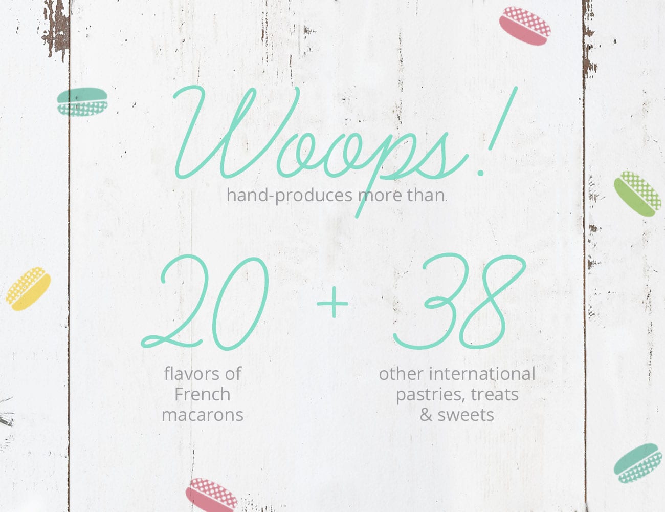 More than just a macaron franchise: Learn more about our Woops! bakery franchise