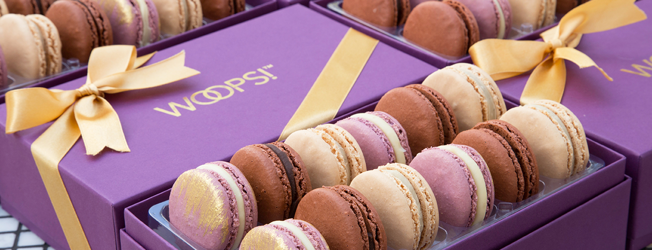 Woops macaron franchise gift box